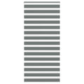 Doppelrollo Dunkelgrau 95x200 cm Stoffbreite 90,9 cm Polyester