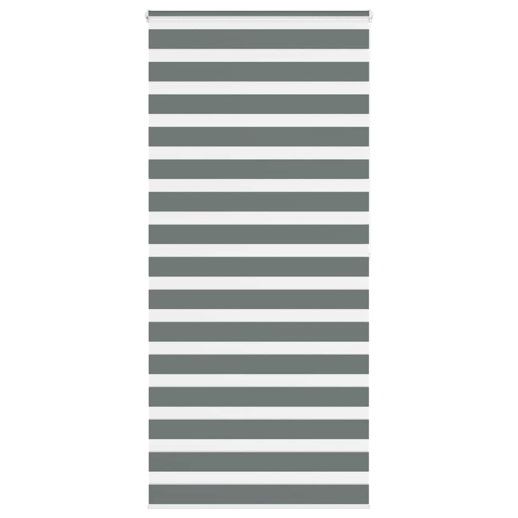 Doppelrollo Dunkelgrau 100x200 cm Stoffbreite 95,9 cm Polyester