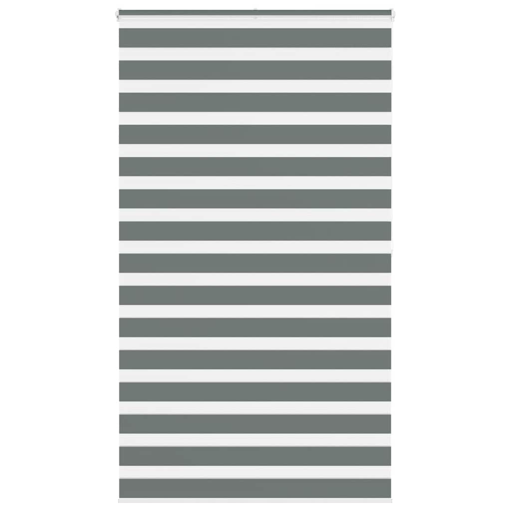 Doppelrollo Dunkelgrau 120x200 cm Stoffbreite 115,9 cm Polyester