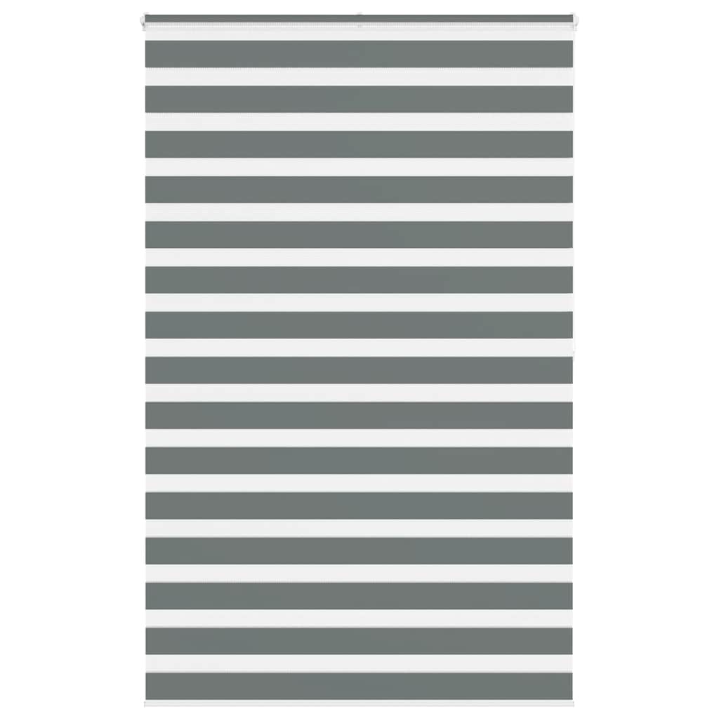 Doppelrollo Dunkelgrau 145x200 cm Stoffbreite 140,9 cm Polyester