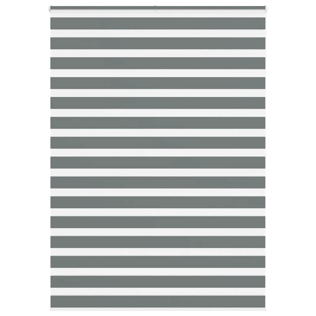 Doppelrollo Dunkelgrau 160x200 cm Stoffbreite 155,9 cm Polyester
