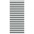 Doppelrollo Dunkelgrau 100x230 cm Stoffbreite 95,9 cm Polyester