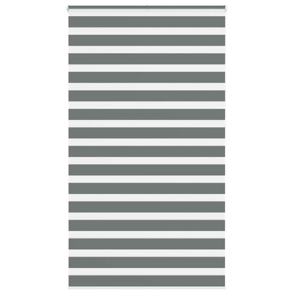 Doppelrollo Dunkelgrau 120x230 cm Stoffbreite 115,9 cm Polyester