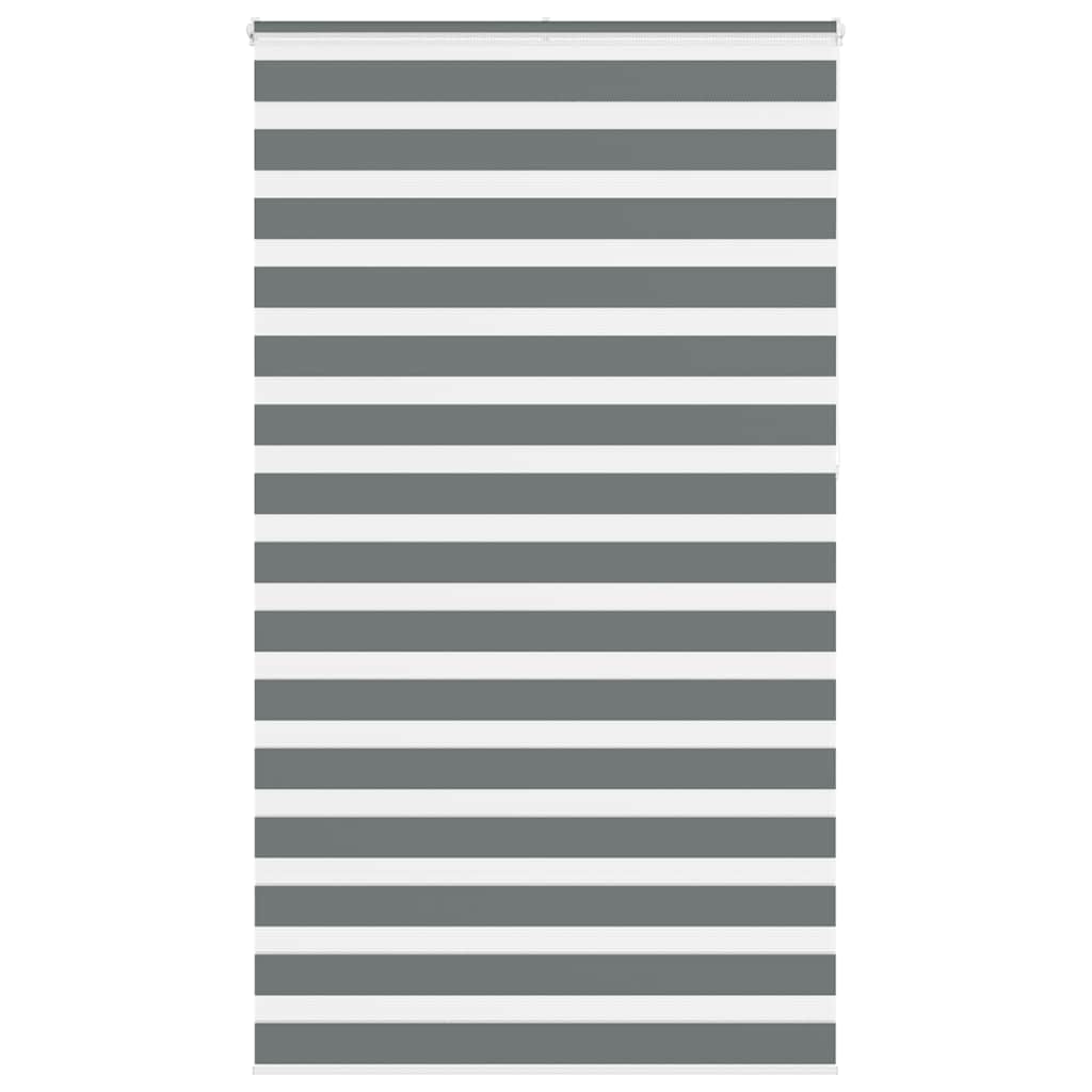 Doppelrollo Dunkelgrau 130x230cm Stoffbreite 125,9 cm Polyester