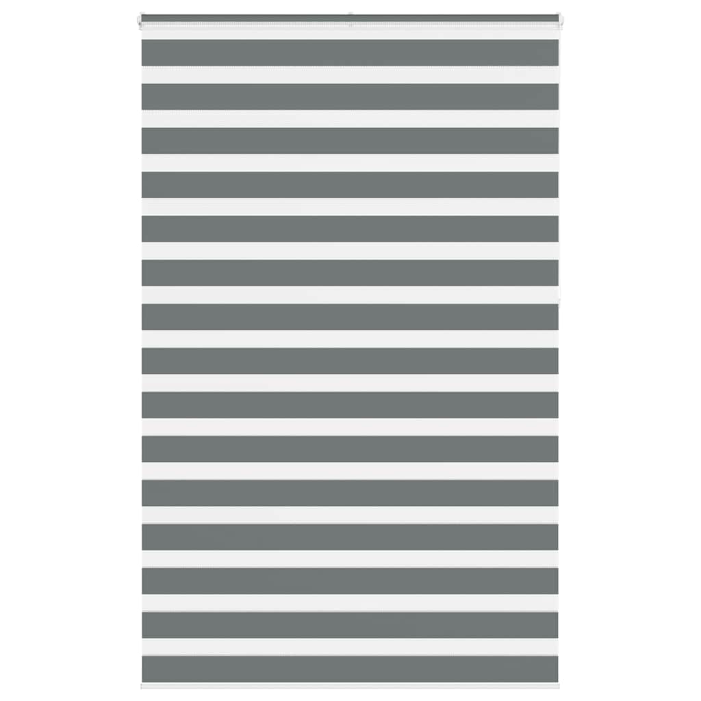Doppelrollo Dunkelgrau 150x230 cm Stoffbreite 145,9 cm Polyester