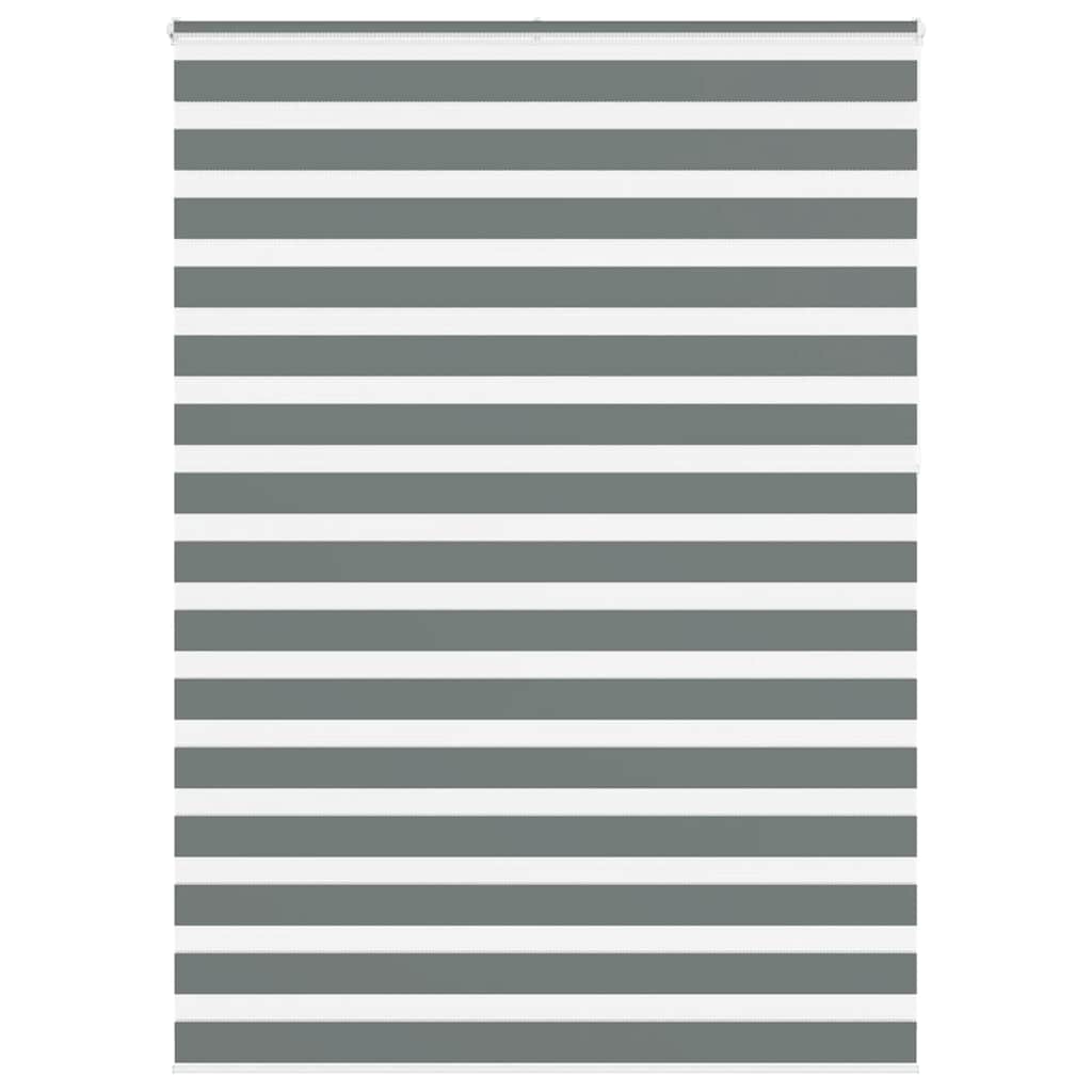 Doppelrollo Dunkelgrau 155x230 cm Stoffbreite 150,9 cm Polyester