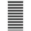 Doppelrollo Schwarz 90x100 cm Stoffbreite 85,9 cm Polyester