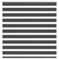 Doppelrollo Schwarz 140x100 cm Stoffbreite 135,9 cm Polyester