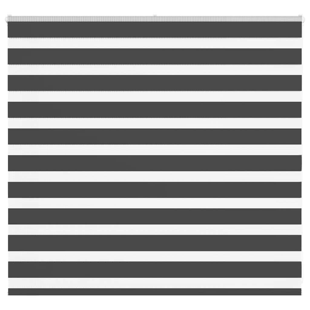 Doppelrollo Schwarz 160x100 cm Stoffbreite 155,9 cm Polyester