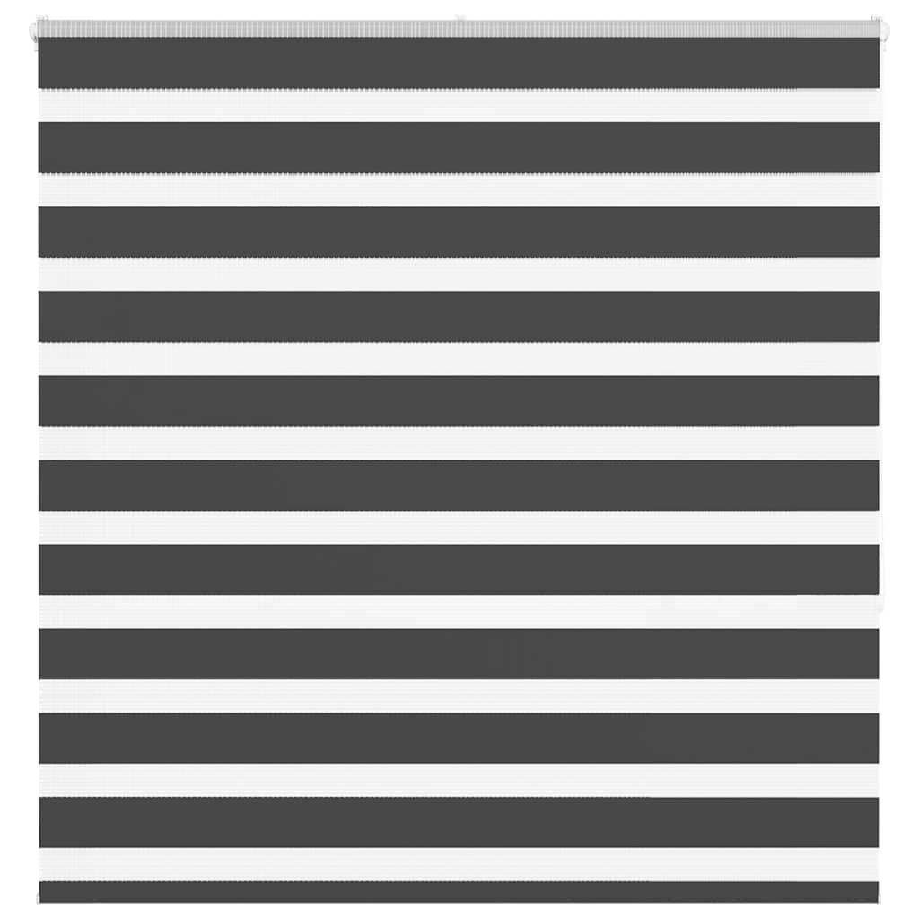 Doppelrollo Schwarz 140x150 cm Stoffbreite 135,9 cm Polyester