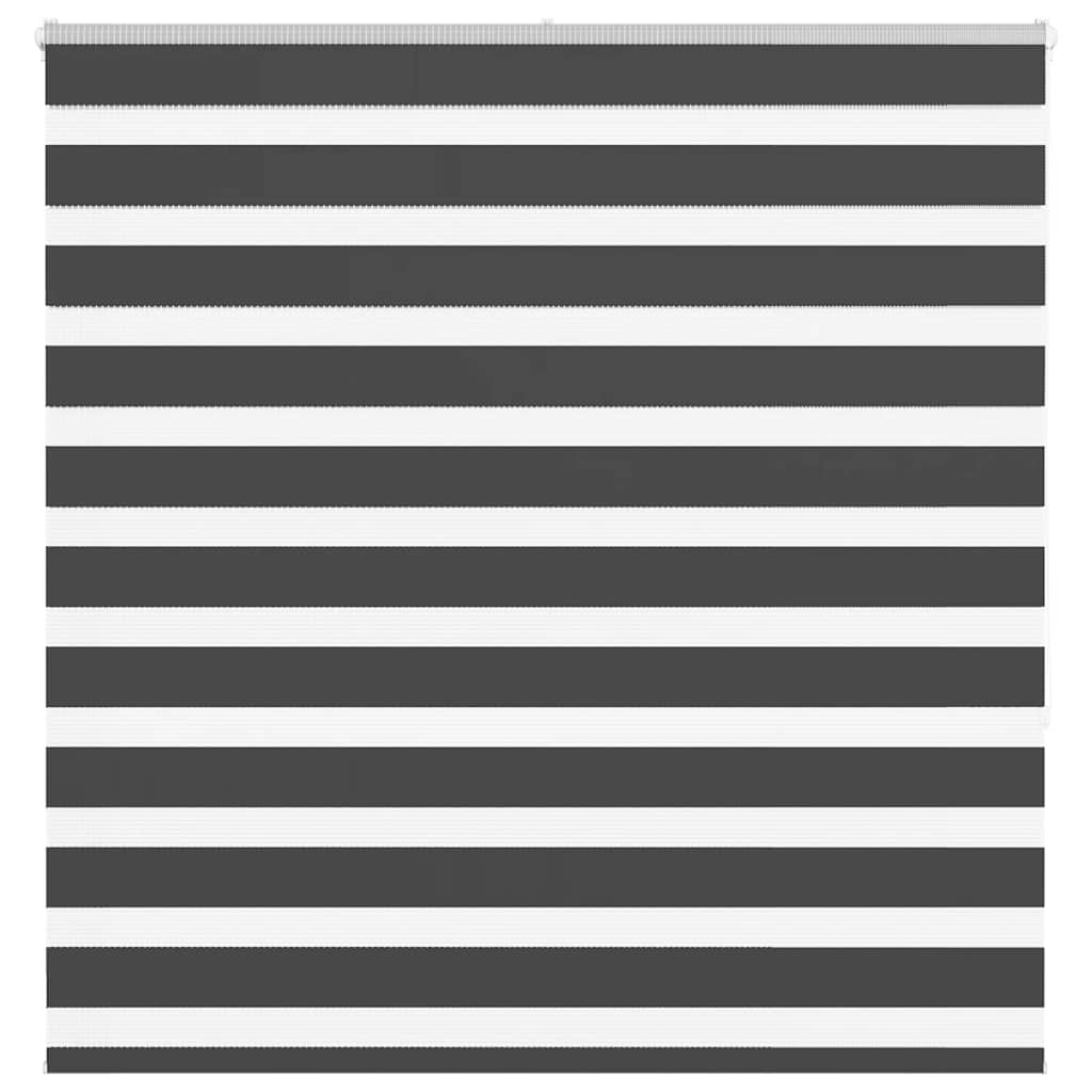 Doppelrollo Schwarz 145x150 cm Stoffbreite 140,9 cm Polyester