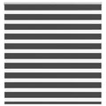 Doppelrollo Schwarz 150x150 cm Stoffbreite 145,9 cm Polyester