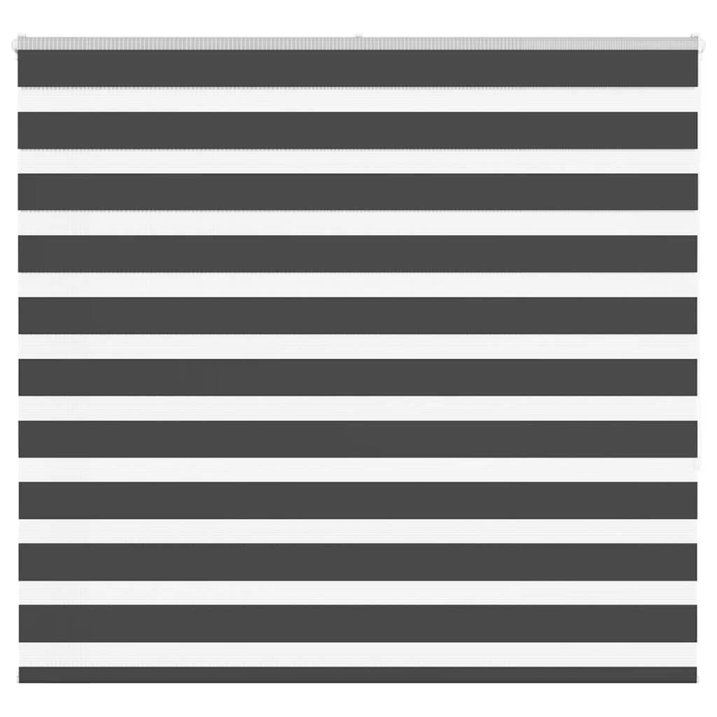 Doppelrollo Schwarz 160x150 cm Stoffbreite 155,9 cm Polyester