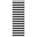 Doppelrollo Schwarz 70x200 cm Stoffbreite 65,9 cm Polyester