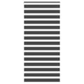 Doppelrollo Schwarz 95x200 cm Stoffbreite 90,9 cm Polyester
