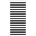 Doppelrollo Schwarz 115x200 cm Stoffbreite 110,9 cm Polyester