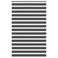 Doppelrollo Schwarz 150x200 cm Stoffbreite 145,9 cm Polyester