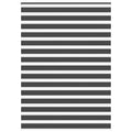 Doppelrollo Schwarz 155x200 cm Stoffbreite 150,9 cm Polyester