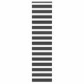 Doppelrollo Schwarz 55x230 cm Stoffbreite 50,9 cm Polyester
