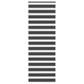 Doppelrollo Schwarz 70x230 cm Stoffbreite 65,9 cm Polyester