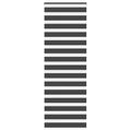 Doppelrollo Schwarz 75x230 cm Stoffbreite 70,9 cm Polyester