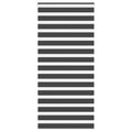 Doppelrollo Schwarz 95x230 cm Stoffbreite 90,9 cm Polyester