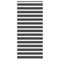 Doppelrollo Schwarz 100x230 cm Stoffbreite 95,9 cm Polyester