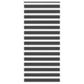 Doppelrollo Schwarz 115x230 cm Stoffbreite 110,9 cm Polyester