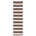 Doppelrollo Braun 45x100 cm Stoffbreite 40,9 cm Polyester