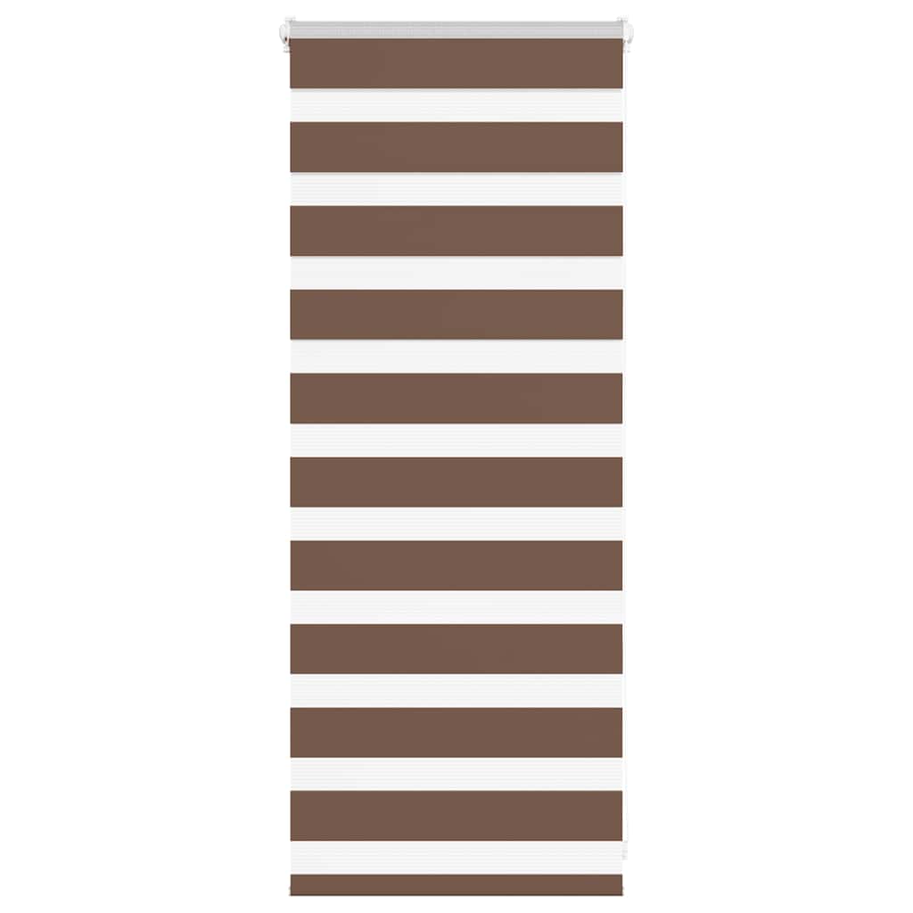 Doppelrollo Braun 55x100 cm Stoffbreite 50,9 cm Polyester