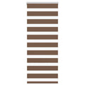 Doppelrollo Braun 60x100 cm Stoffbreite 55,9 cm Polyester