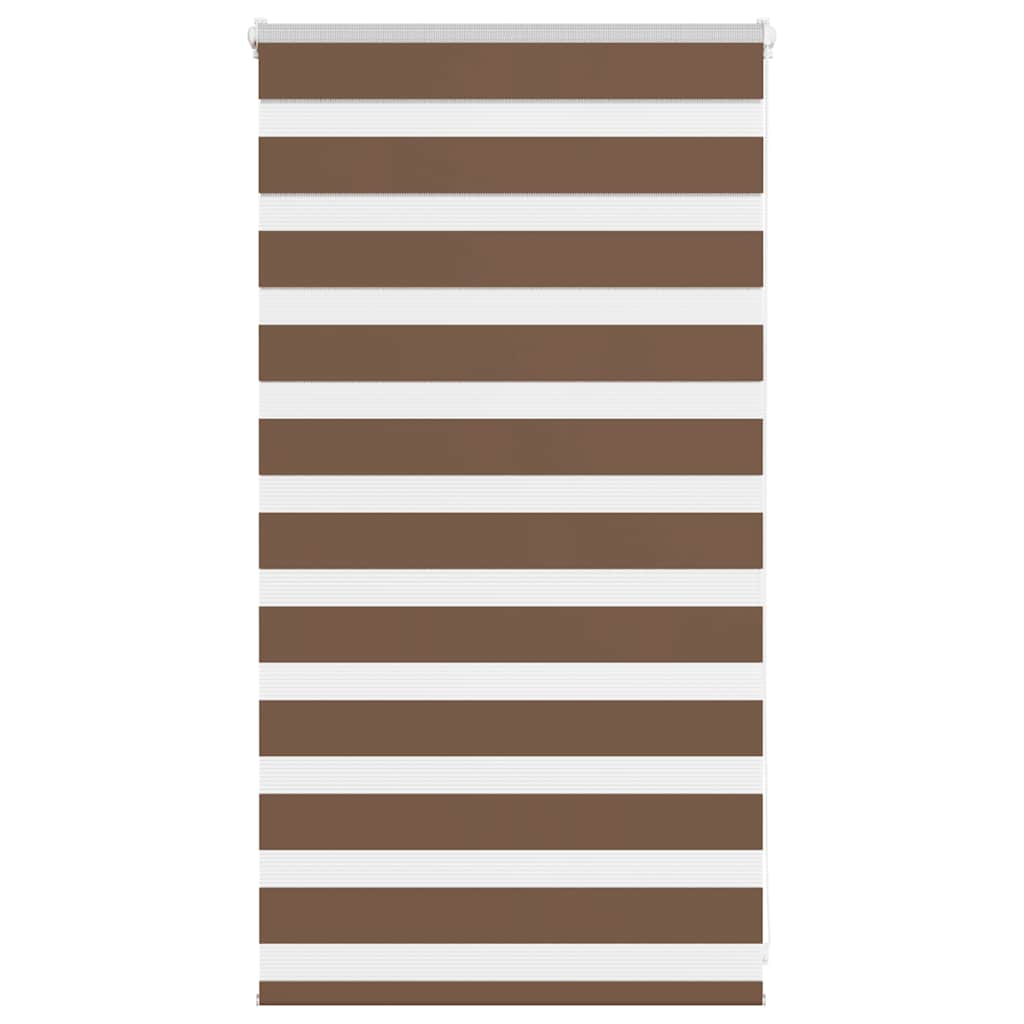 Doppelrollo Braun 80x100 cm Stoffbreite 75,9 cm Polyester
