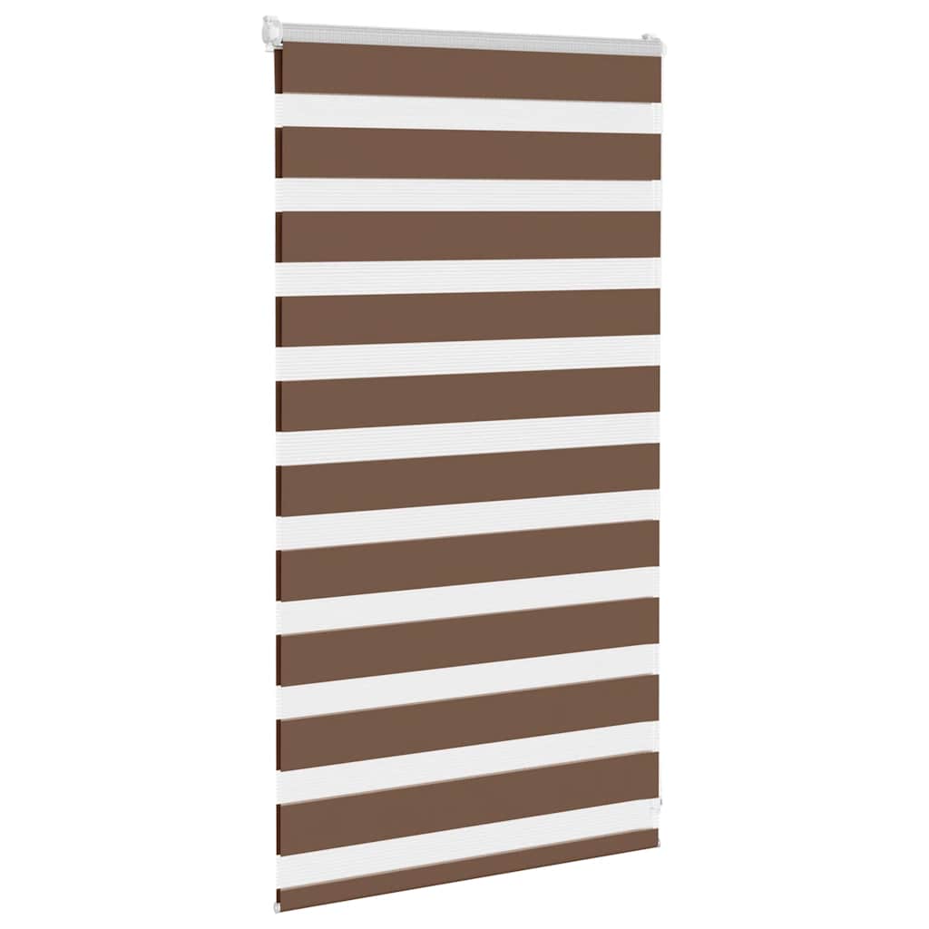 Doppelrollo Braun 80x100 cm Stoffbreite 75,9 cm Polyester