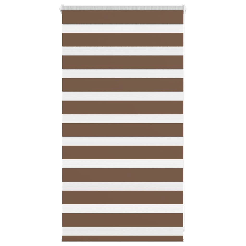 Doppelrollo Braun 85x100 cm Stoffbreite 80,9 cm Polyester