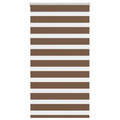 Doppelrollo Braun 85x100 cm Stoffbreite 80,9 cm Polyester