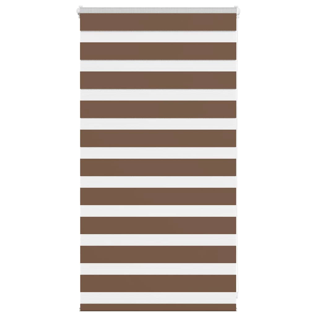 Doppelrollo Braun 90x100 cm Stoffbreite 85,9 cm Polyester
