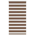 Doppelrollo Braun 90x100 cm Stoffbreite 85,9 cm Polyester