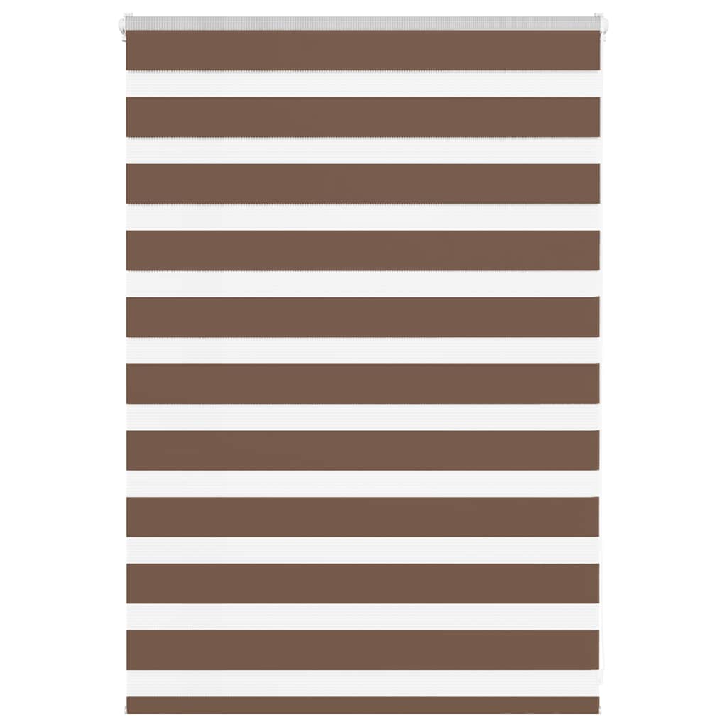 Doppelrollo Braun 100x100 cm Stoffbreite 95,9 cm Polyester