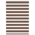 Doppelrollo Braun 105x100 cm Stoffbreite 100,9 cm Polyester