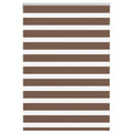 Doppelrollo Braun 115x100 cm Stoffbreite 110,9 cm Polyester