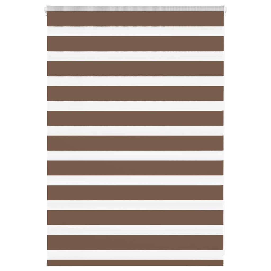 Doppelrollo Braun 115x100 cm Stoffbreite 110,9 cm Polyester