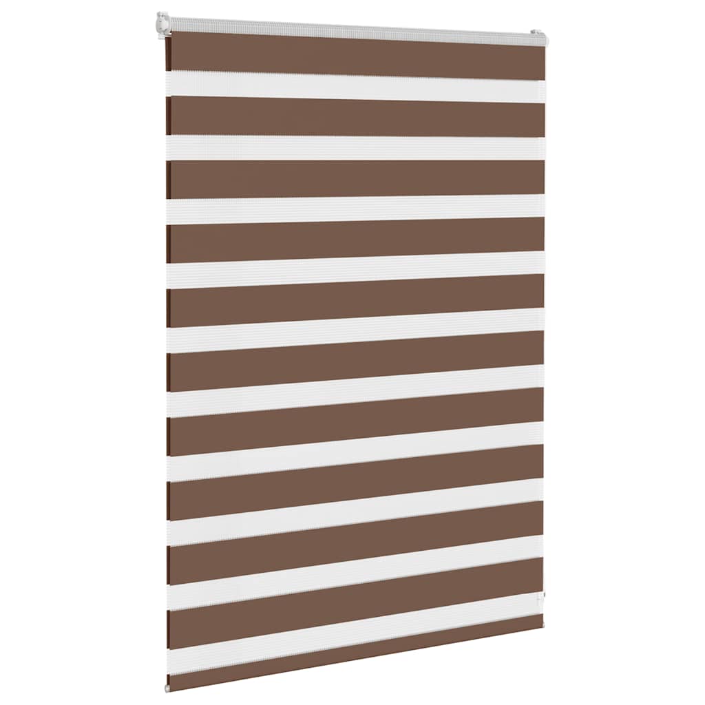 Doppelrollo Braun 115x100 cm Stoffbreite 110,9 cm Polyester