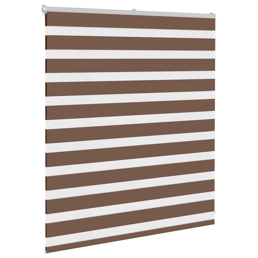 Doppelrollo Braun 125x100 cm Stoffbreite 120,9 cm Polyester