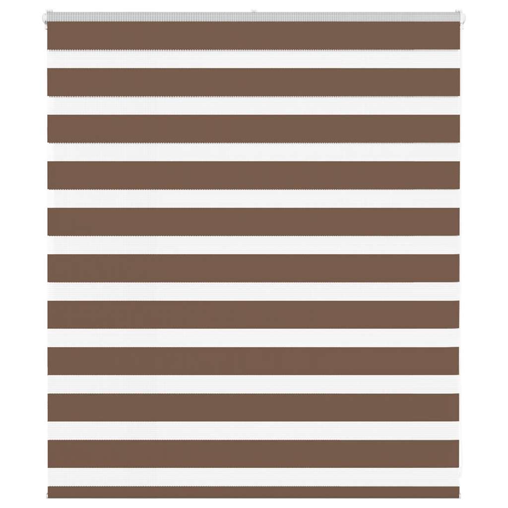 Doppelrollo Braun 130x100 cm Stoffbreite 125,9 cm Polyester