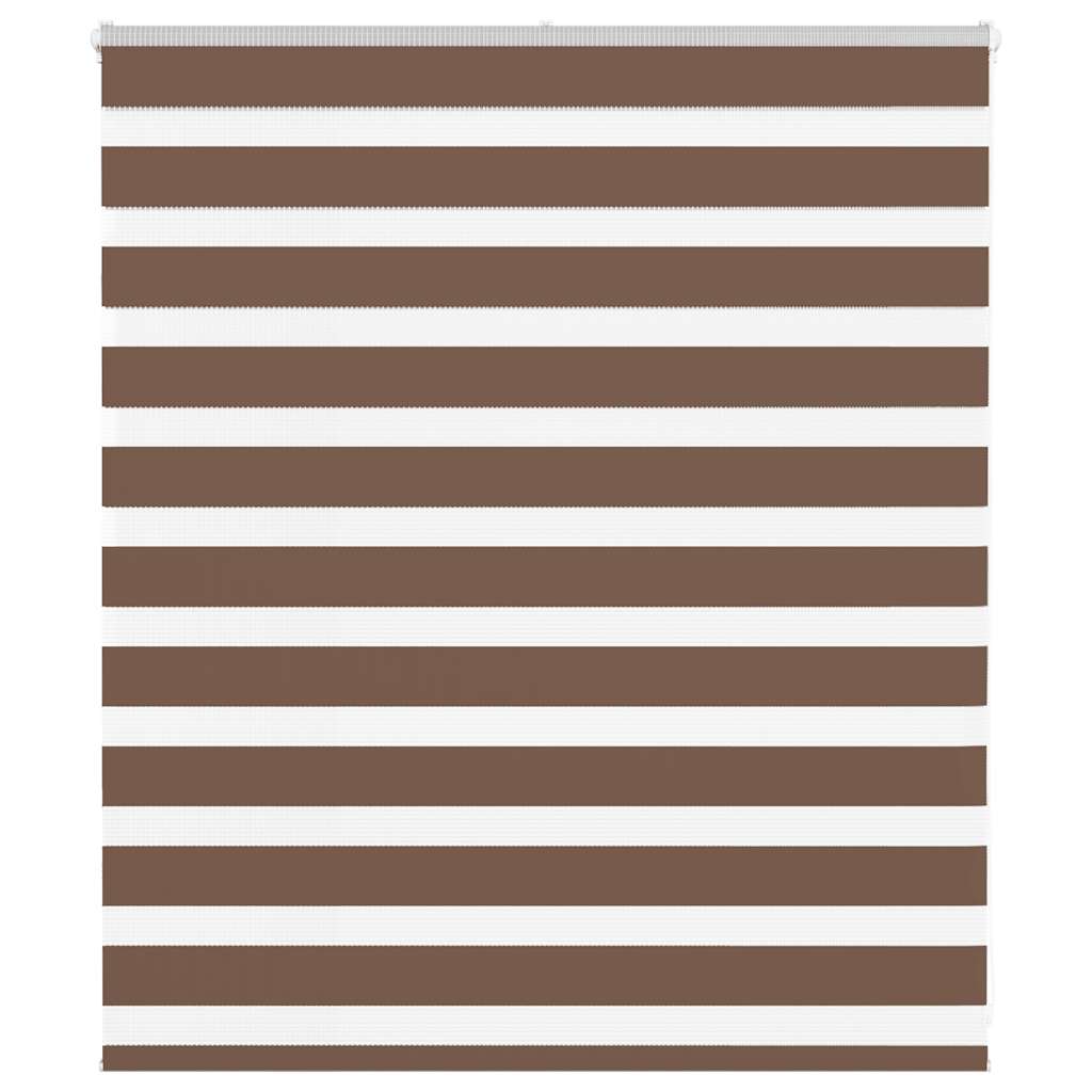 Doppelrollo Braun 135x100 cm Stoffbreite 130,9 cm Polyester