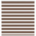 Doppelrollo Braun 145x100 cm Stoffbreite 140,9 cm Polyester