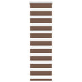 Doppelrollo Braun 50x150 cm Stoffbreite 45,9 cm Polyester