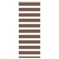 Doppelrollo Braun 55x150 cm Stoffbreite 50,9 cm Polyester