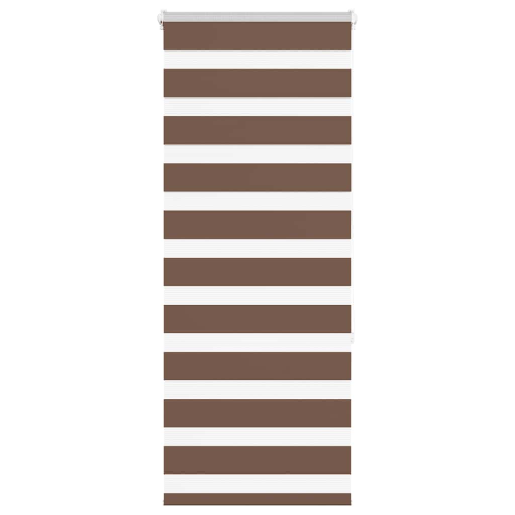Doppelrollo Braun 55x150 cm Stoffbreite 50,9 cm Polyester
