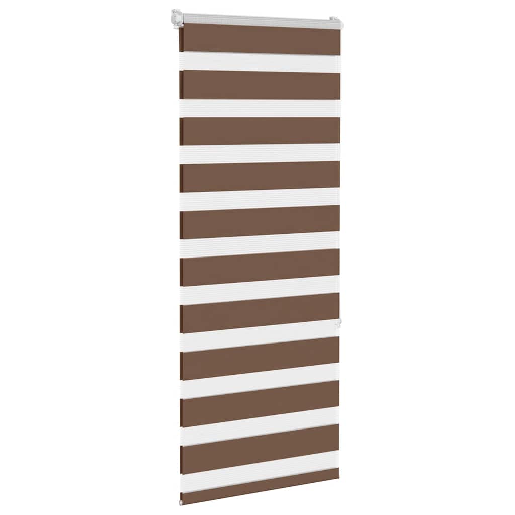 Doppelrollo Braun 55x150 cm Stoffbreite 50,9 cm Polyester